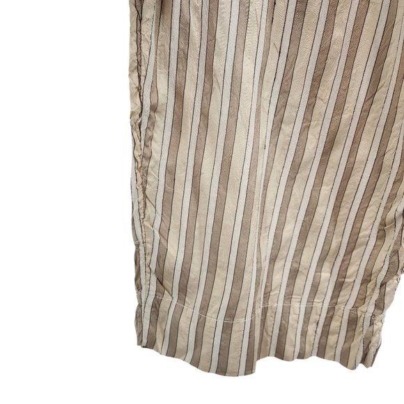 Shack Incorporated Women's Vintage 100% Silk Striped Relaxed Fit Pants - L - Picture 5 of 8